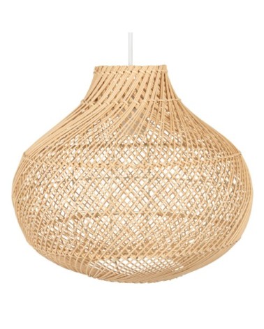 Suspension en rotin tressé