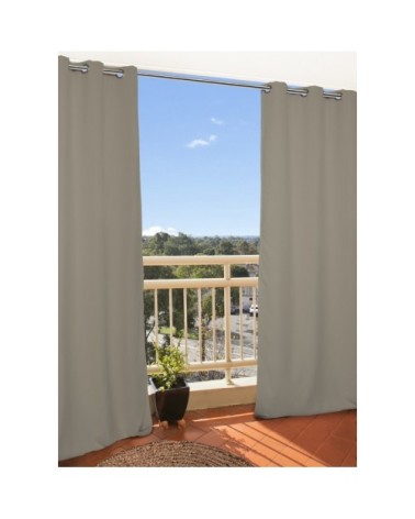 Rideau extérieur taupe 135x250