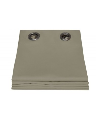 Rideau extérieur taupe 135x250