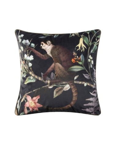 Housse de coussin 40x40 cm Noir bleuté