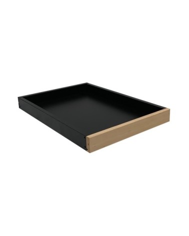 Plateau optionnel pour table à langer  bicolore noir - 70x90x10 cm