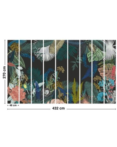 Papier Peint Panoramique L432xH270cm Multicolore