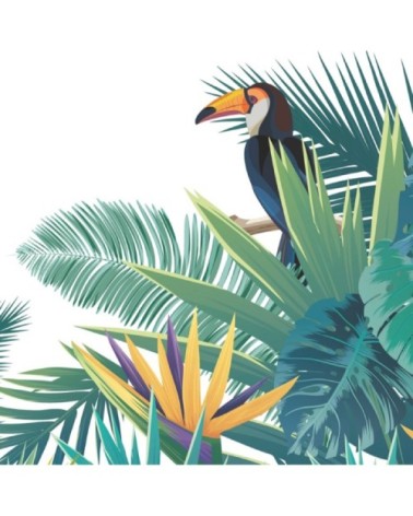 Papier Peint Panoramique L240xH270cm Multicolore