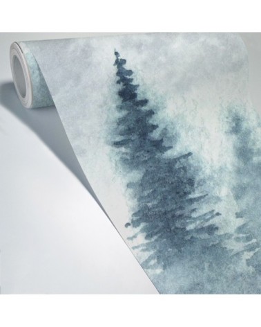 Papier Peint Panoramique L240xH270cm Bleu