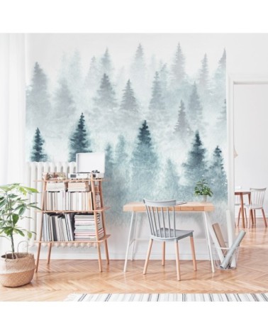 Papier Peint Panoramique L240xH270cm Bleu