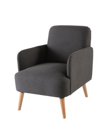 Fauteuil gris anthracite