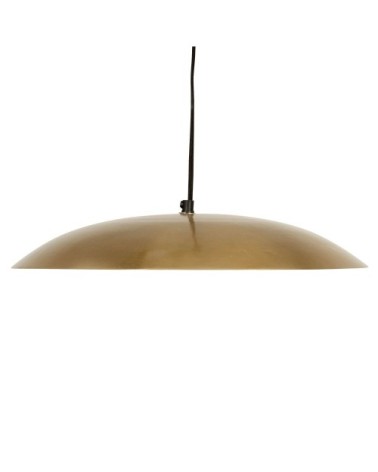 Suspension en métal doré et vert kaki D41