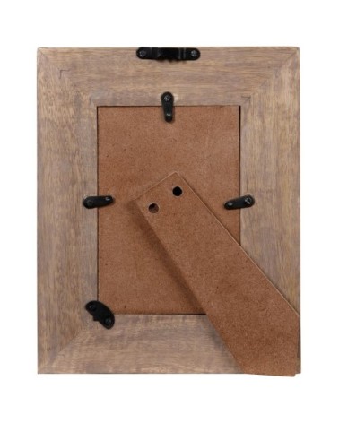 Cadre photo en bois de manguier marron 10x15