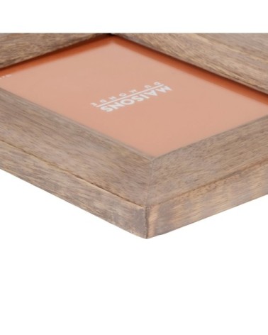 Cadre photo en bois de manguier marron 10x15