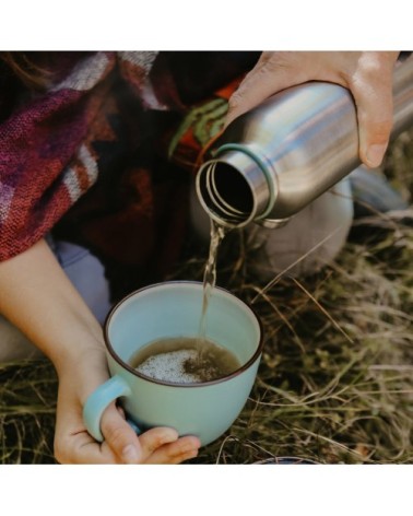 Gourde isotherme inox bleu 500ml