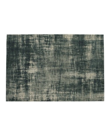 Tapis tissé jacquard bleu azur 140x200, OEKO-TEX®