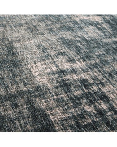 Tapis tissé jacquard bleu azur 140x200, OEKO-TEX®