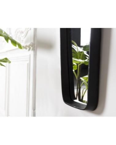Miroir aluminium noir 31x174