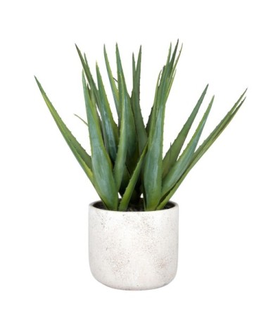 Aloe artificiel en pot