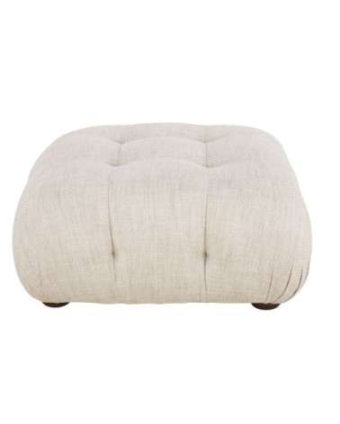 Pouf pour canapé modulable beige sable