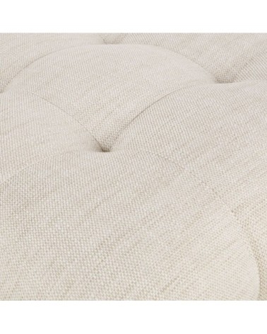 Pouf pour canapé modulable beige sable