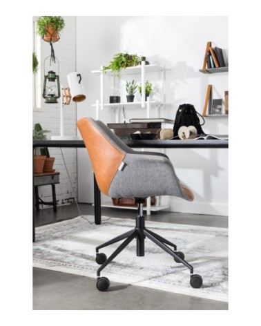 Fauteuil de bureau design marron