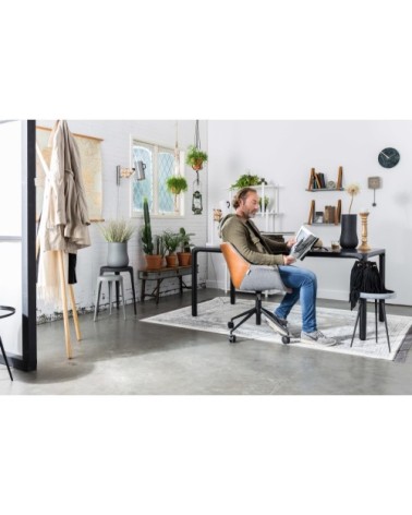 Fauteuil de bureau design marron