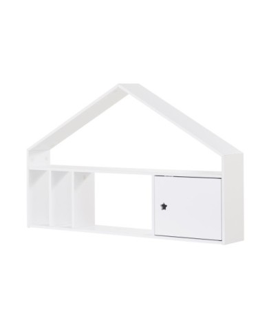 Module de rangement pour bureau 1 porte blanc