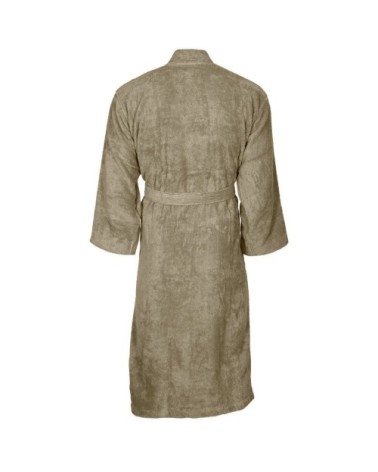 Peignoir col kimono en coton  Mastic L