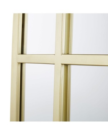 Miroir en métal doré 90x190