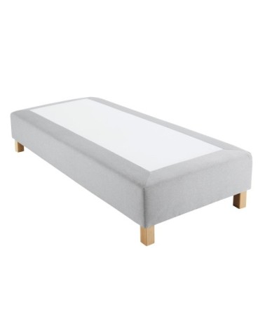 Sommier à ressorts gris clair 70x190