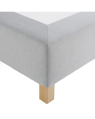 Sommier à ressorts gris clair 70x190