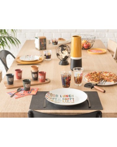 Set de table coloris ardoise 30 x 45 cm