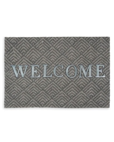 Paillasson en fibres de coco gris 40x60