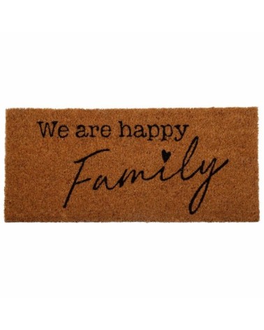 Paillasson en fibre de coco imprimé 25x55