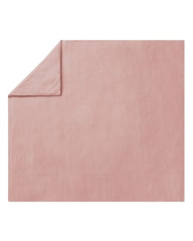 Housse de couette en coton rose 140x200