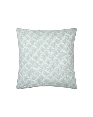 Taie d'oreiller en coton vert d'Eau 65x65