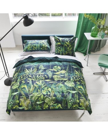 Taie d'oreiller en coton viridian 50x75