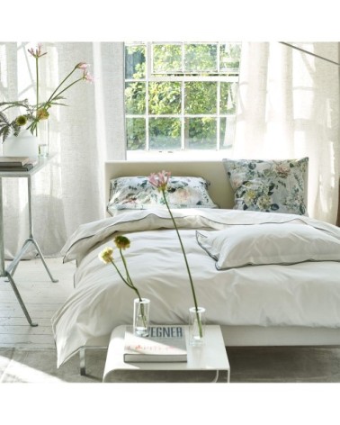 Taie d'oreiller en coton blanc 65x65