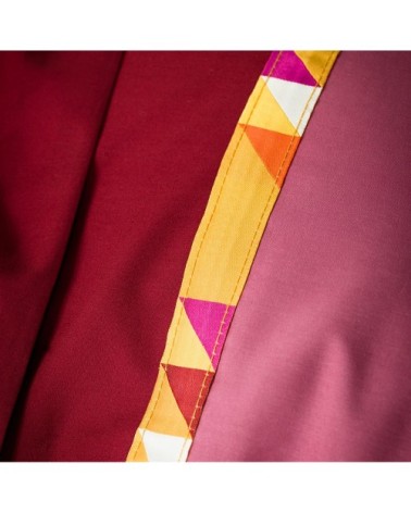 Taie d'oreiller bensimon en percale de coton rose 50x70