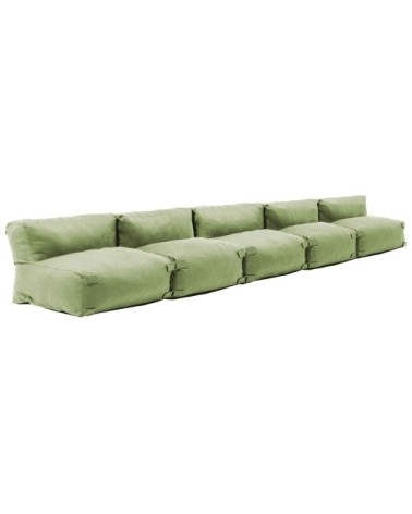 Salon de jardin modulable 5 places vert cactus