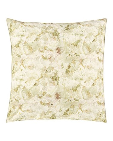 Taie d'oreiller imprimée en percale de coton rose