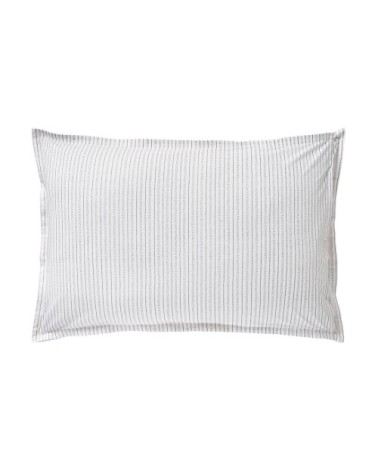 Taie d'oreiller rectangle en coton blanc 50x75