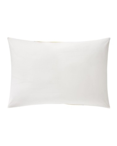 Taie d'oreiller rectangle bicolore en coton 50x70