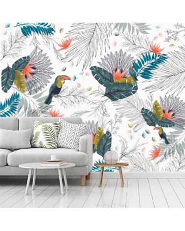 Papier Peint Panoramique L336xH270cm Multicolore