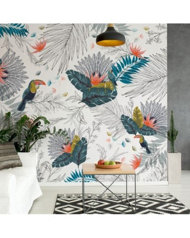 Papier Peint Panoramique L336xH270cm Multicolore