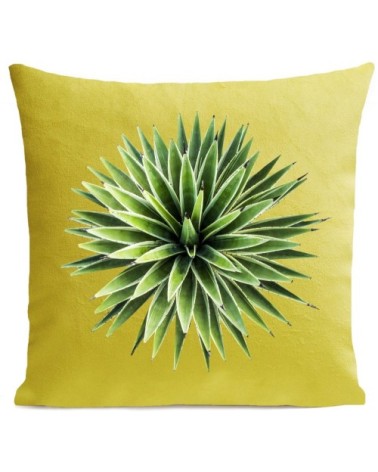 Coussin Plante Yucca Velours 40x40cm