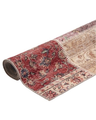 Tapis ethnique patchwork en polyester multicolore 160x230
