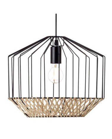 Suspension en métal noir