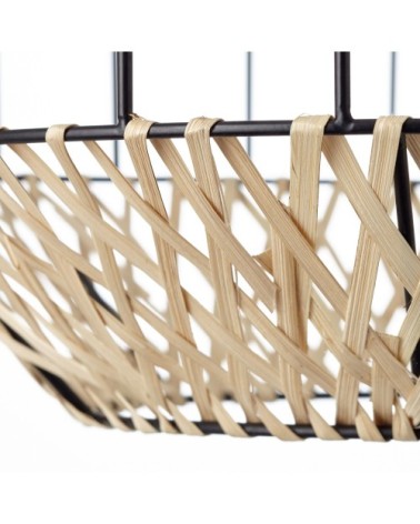 Suspension en métal noir