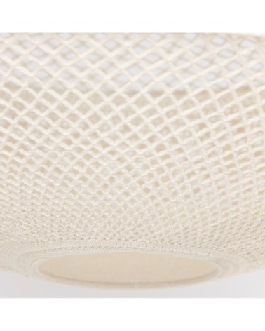 Suspension en corde blanc