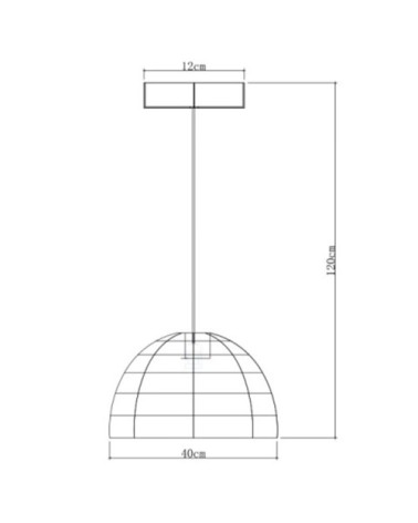 Suspension en paper naturel
