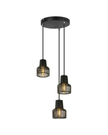 Suspension en métal noir