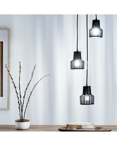 Suspension en métal noir