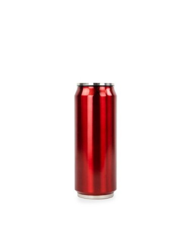 Canette brillant  isotherme 500 ml coloris rouge